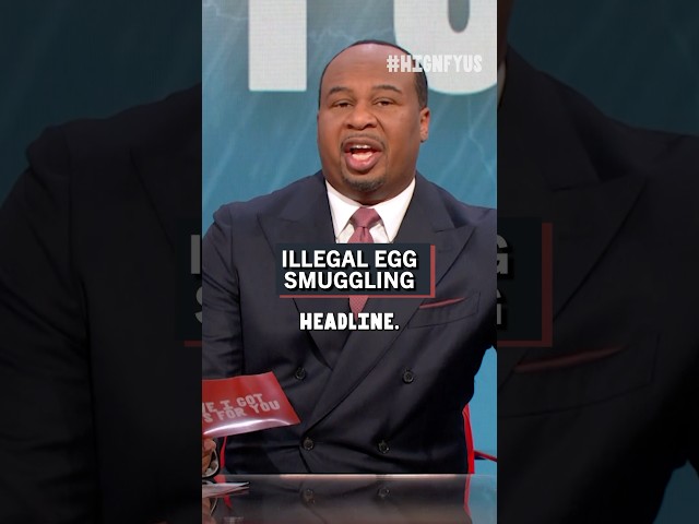 ⁣Comedian nails question about illegal seizures at the border