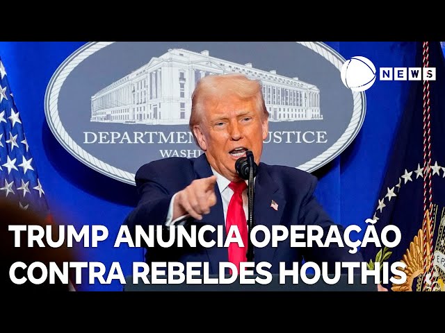 Trump anuncia operação milita contra rebeldes Houthis no Iêmen