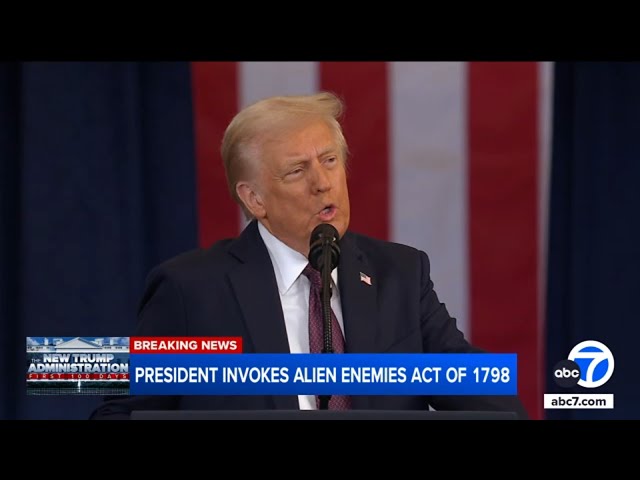 ⁣Judge blocks Donald Trump from deporting noncitizens under Alien Enemies Act