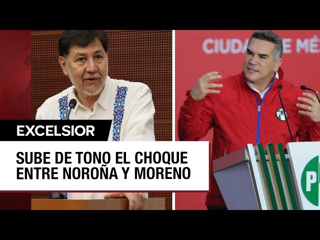 Alito Moreno y  Noroña se calientan y escalan pleito verbal