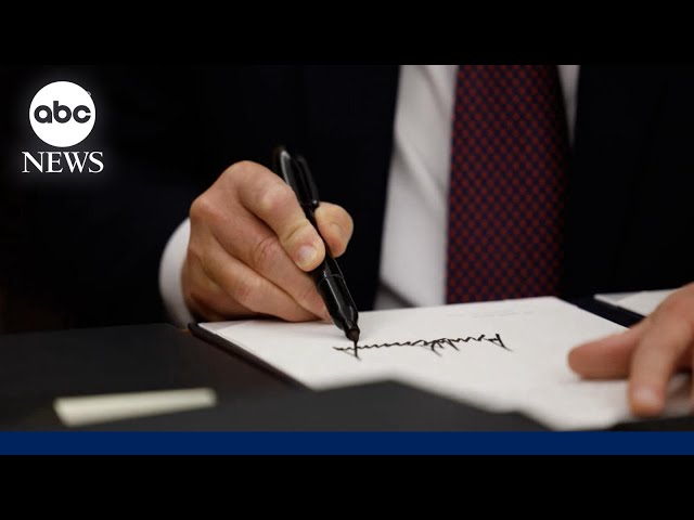 ⁣Trump signs funding bill