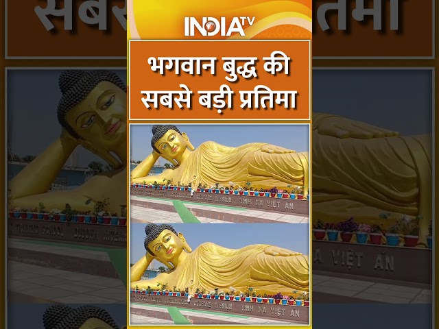 #bihar में #bhagwan #budha की सबसे बड़ी प्रतिमा को देखने के लिए भक्तों का जुटा हुजूम #shorts #reels