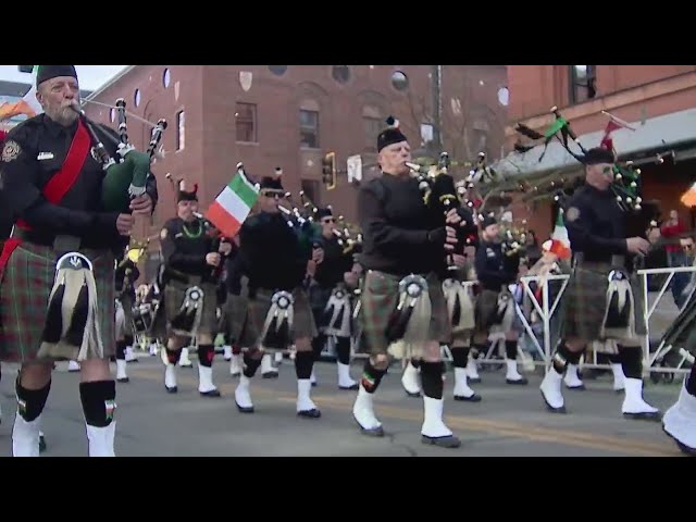 ⁣Residents flock to downtown for St. Patrick's Day parade