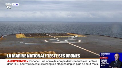 ⁣La Marine nationale teste ses drones à l'épreuve de la mer