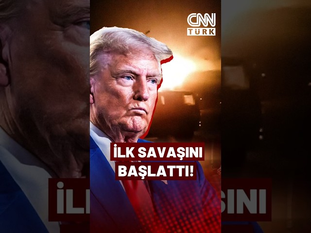 ⁣Trump'tan İlk Savaş Emri! ABD Yemen'e Saldırı Başlattı