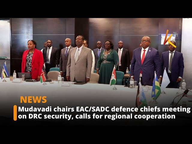 ⁣Mudavadi chairs EAC/SADC defence chiefs meeting on DRC security, calls for regional cooperation