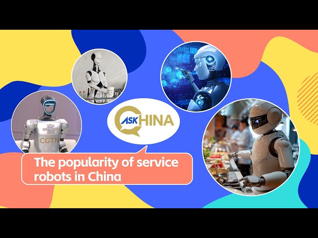 ⁣'Ask China': The popularity of service robots in China