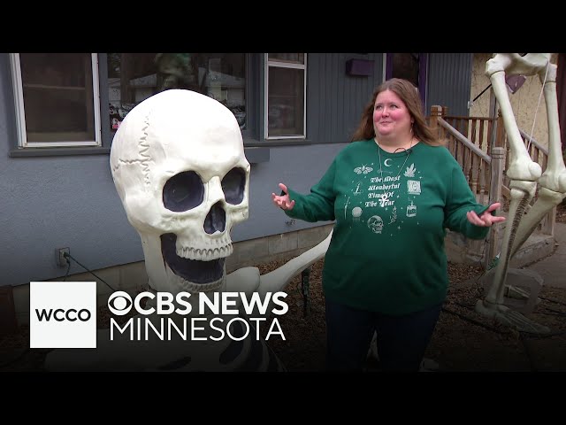 ⁣Neighbors rally in North St. Paul to bring spooky season into spring