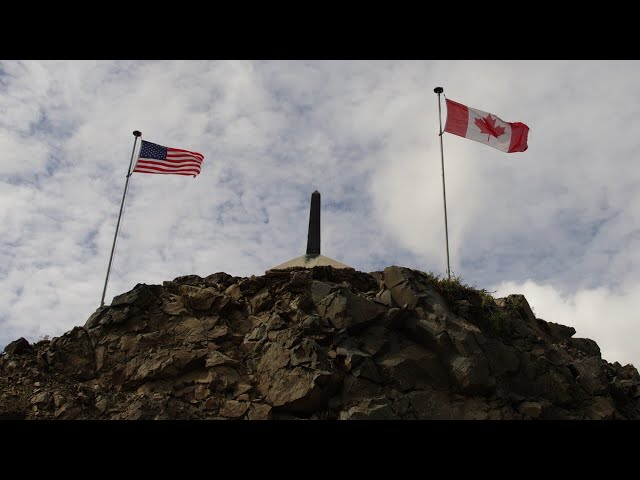 ⁣US-Canada trade war raises concerns for border towns