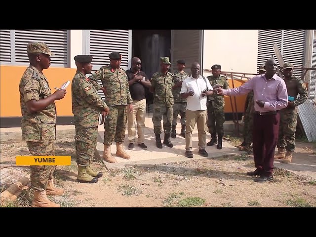 ⁣UPDF engineering brigade works - UPDF monitoring and evaluation team inspects Yumbe hospital