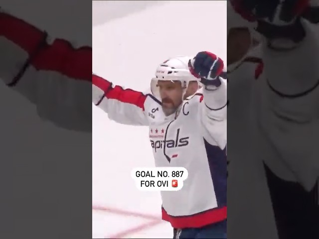 ⁣Alex Ovechkin is Only 8 Goals Away From The Record 