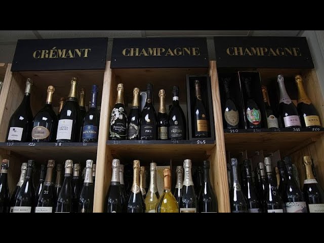 ⁣L'industrie du champagne, déjà affaiblie, dans le collimateur de la guerre commerciale UE-USA