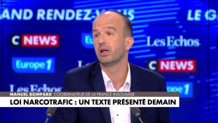 ⁣Manuel Bompard : «C'est un texte inefficace et dangereux»