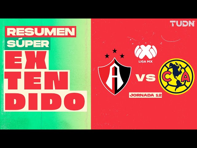 ⁣RESUMEN SUPER EXTENDIDO | Atlas 1-3 América | Liga Mx - CL2025 J12 | TUDN