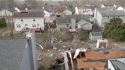 États-Unis : maisons dévastées, poids lourds retournés, arbres arrachés… Les images impressionnantes