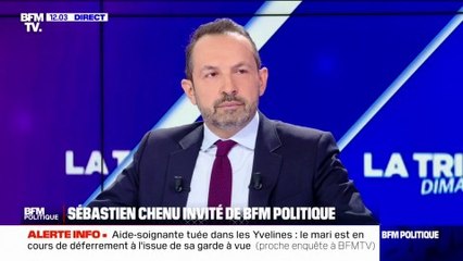 ⁣Sébastien Chenu, vice-président du Rassemblement National, est l'invité de BFM Politique