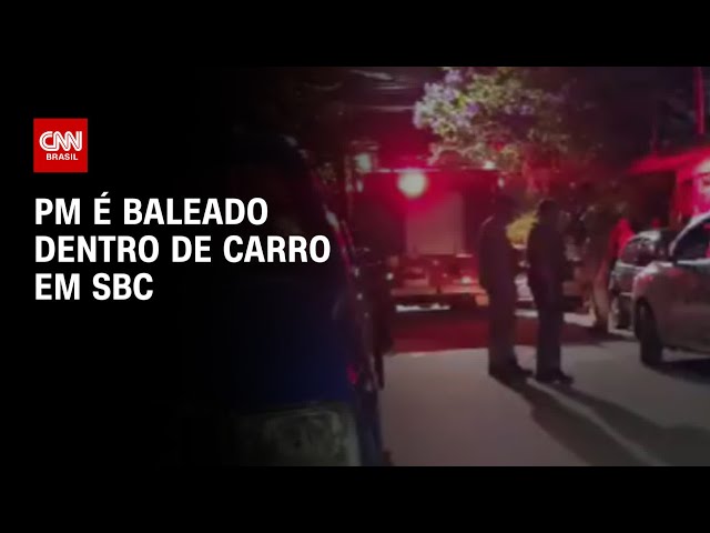 ⁣PM afastado e amigo são mortos a tiros na Grande SP | CNN NEWSROOM