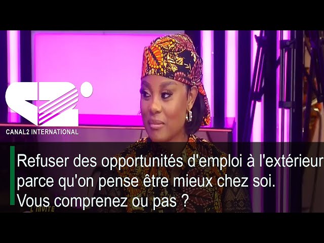 ⁣Refuser des opportunités d'emploi à l'extérieur parce qu'on pense être mieux chez soi