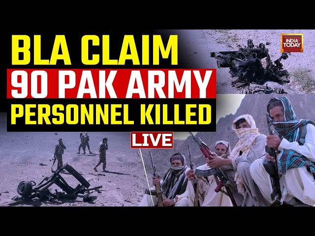 ⁣Massive Attack On The Pakistan Army LIVE NEWS | Baloch Insurgents Claim 90 Killed In Attack