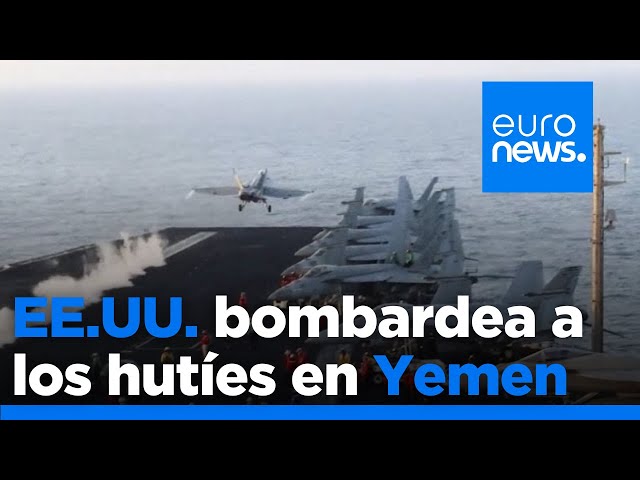 ⁣Al menos 18 civiles han muerto después de que Trump ordene ataques aéreos sobre los hutíes en Yemen