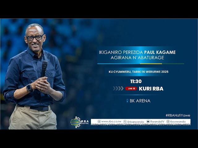 ⁣LIVE: Ikiganiro Perezida Kagame agirana n'abaturage | 16 Werurwe 2025