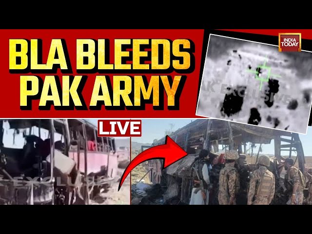 ⁣Pakistan Attack News LIVE: Baloch Insurgents Claim 90 Killed In Attack On Pakistani Military Convoy