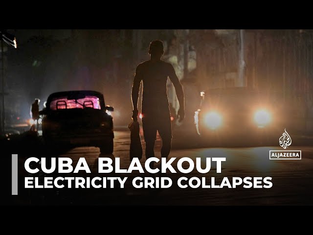 ⁣Huge power outage in Cuba leaves millions in darkness