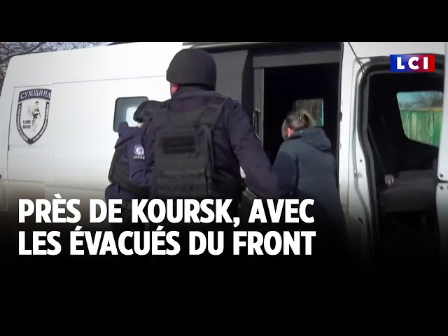 ⁣LCI sur le terrain : Près de Koursk, avec les évacués du front｜LCI