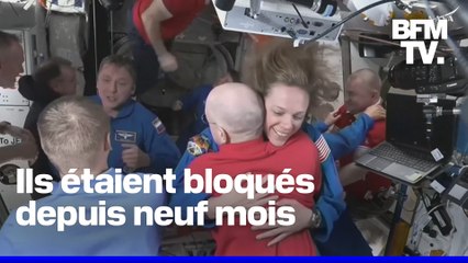 ⁣Bloqués depuis 9 mois dans l'ISS, une équipe d'astronautes est arrivée pour prendre la rel