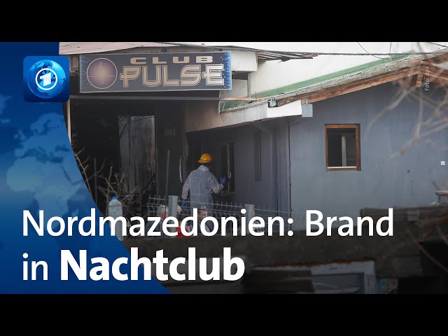 ⁣Brand in Nachtclub in Nordmazedonien: mindestens 51 Tote