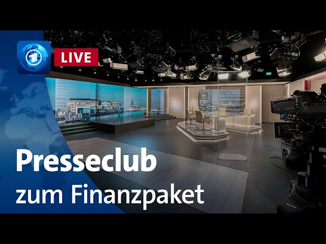 ⁣Presseclub LIVE zur Einigung beim Finanzpaket für Verteidigung und Infrastruktur