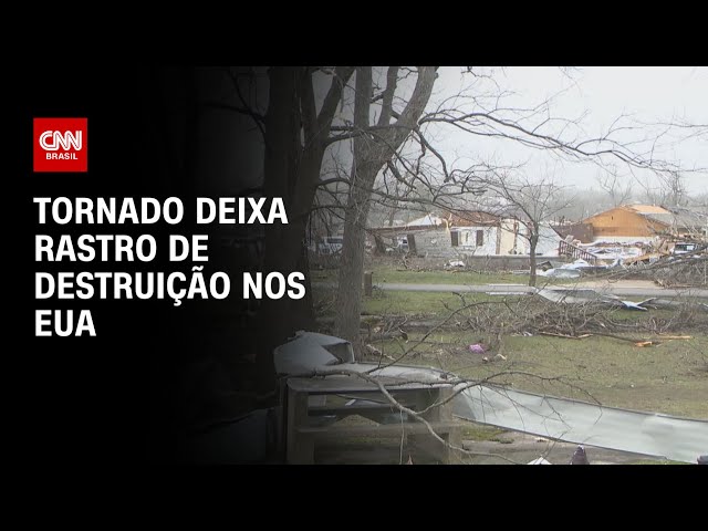 ⁣Americano grava passagem de tornado no Mississipi (EUA) | AGORA CNN