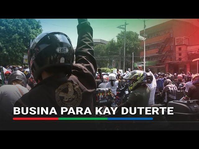 ⁣Mga tagasuporta ni dating Pang. Rodrigo Duterte nag-motorcade sa Metro Manila | ABS-CBN News