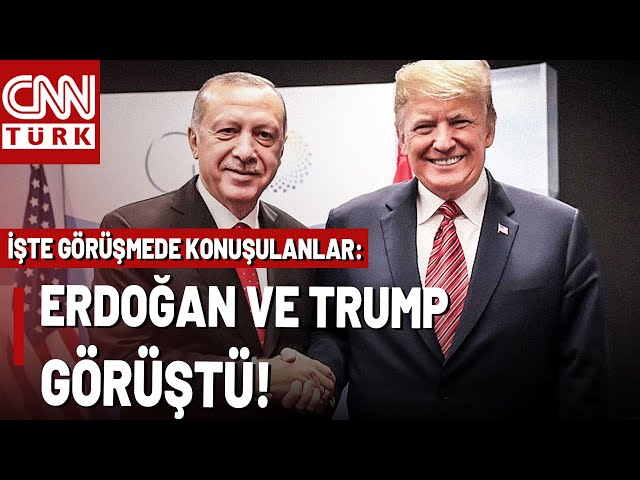 ⁣SON DAKİKA   Cumhurbaşkanı Erdoğan ve Trump Telefonda Görüştü