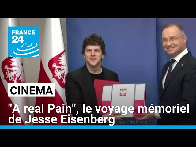 ⁣Cinéma: "A real Pain", le voyage mémoriel en Pologne de Jesse Eisenberg • FRANCE 24