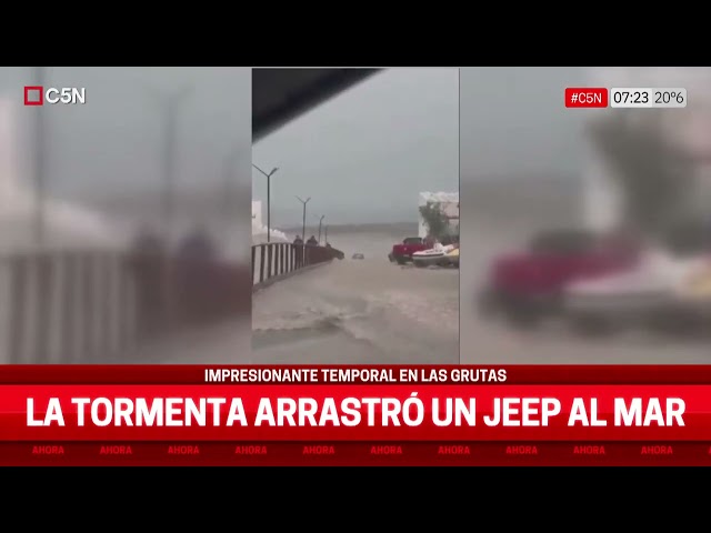 ⁣IMPRESIONANTE TEMPORAL en LAS GRUTAS