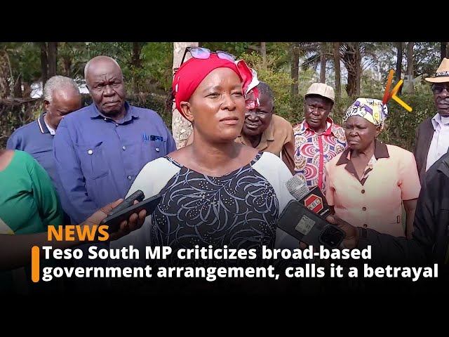 ⁣Teso South MP criticizes broad-based government arrangement, calls it a betrayal