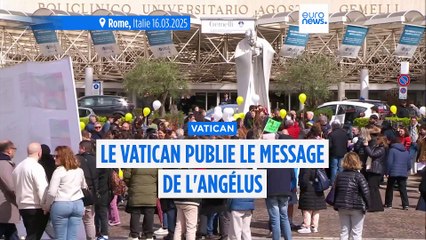 ⁣Le pape remercie les enfants qui ont prié pour lui, mais reste cloîtré à l'hôpital