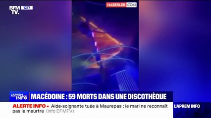 ⁣Macédoine du Nord: au moins 59 morts dans l'incendie d'une discothèque