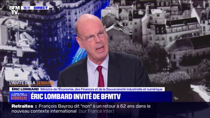 ⁣Éric Lombard, ministre de l'Économie, souhaite confier aux partenaires sociaux "la respons