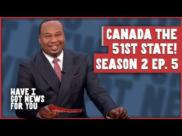 ⁣Roy Wood Jr. and panel react to Trump's handling of US economy and tariffs on Canada and Mexico