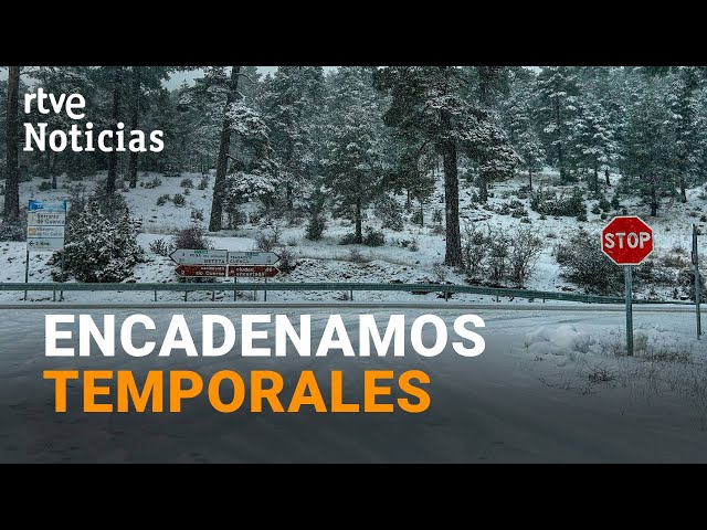 TEMPORAL: La NIEVE MANTIENE en ALERTA a CINCO COMUNIDADES AUTÓNOMAS | RTVE Noticias