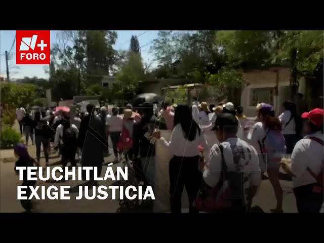 ⁣Marcha en Teuchitlán exige justicia tras hallazgo de restos en Rancho Izaguirre - Las Noticias