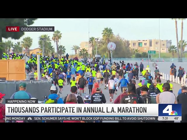 Thousands participate in annual LA Marathon