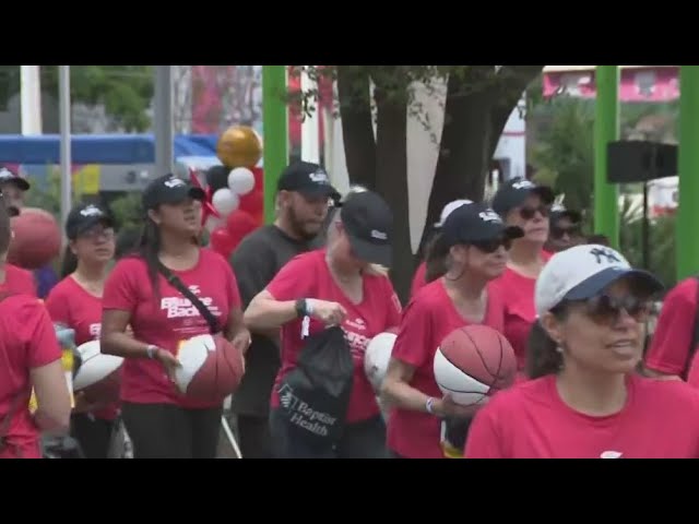 ⁣"Bounce Back From Cancer" fundraiser took over Miami streets Saturday