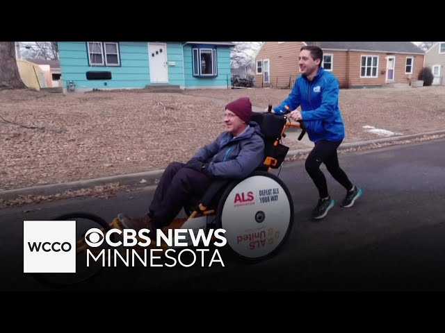 How a Minnesota son is helping his father run the Boston Marathon