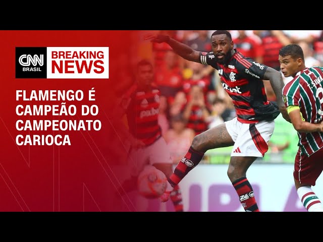 ⁣Flamengo conquista campeonato carioca e chega a 39 títulos estaduais | AGORA CNN