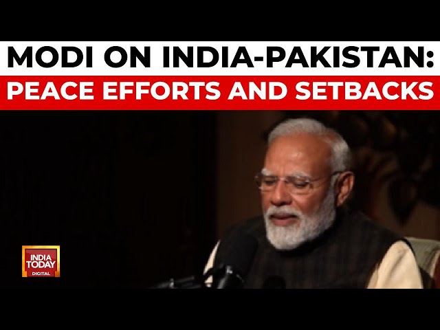 ⁣'Pak Only Gave Hostility, Rebuffed': PM Modi on India-Pakistan Relations, Peace Efforts, C