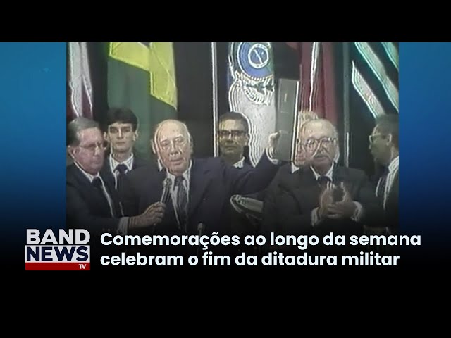 ⁣Os 40 anos da redemocratização do Brasil l BandNews TV