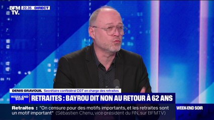 ⁣François Bayrou opposé à la retraite avant 62 ans: "On ne respecte pas la prole donnée", r